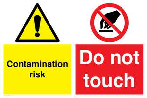 Contamination risk Do not touch
